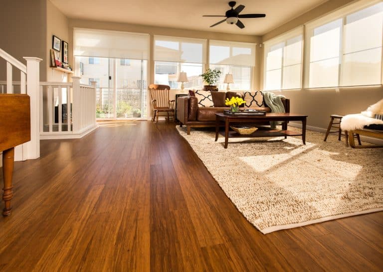Carbonized strand bamboo flooring